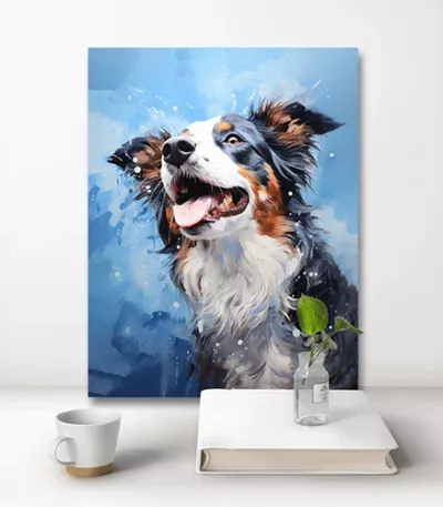 custom pet portrait-oil painting style